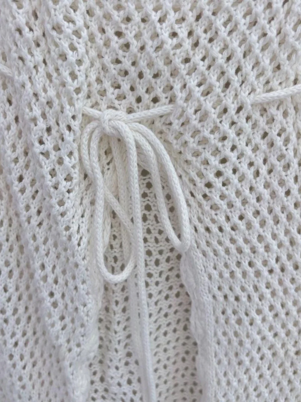 Frankies Bikinis Collette Crochet Tunic Cover Up